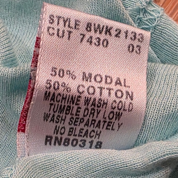 Lucky Brand Light Blue Tank Top summer basics - Picture 5 of 5